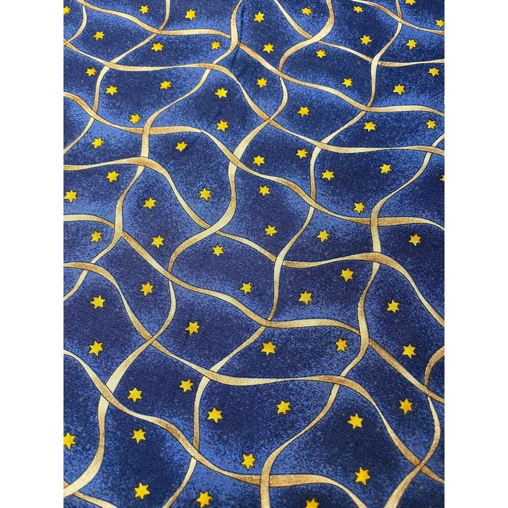 Mumms the Word DEBBIE MUMM Cotton Fabric BTHY Blue Ribbons Stars Starry Night
